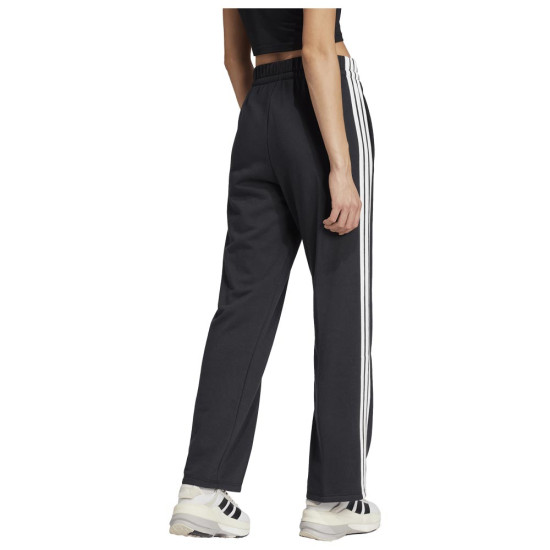 Adidas Γυναικείο παντελόνι φόρμας Essentials 3-Stripes Open Hem French Terry Pants